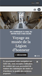 Mobile Screenshot of legiondhonneur.fr